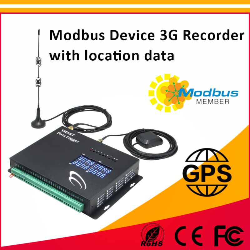 Modbus Device 3G Recorder with location data